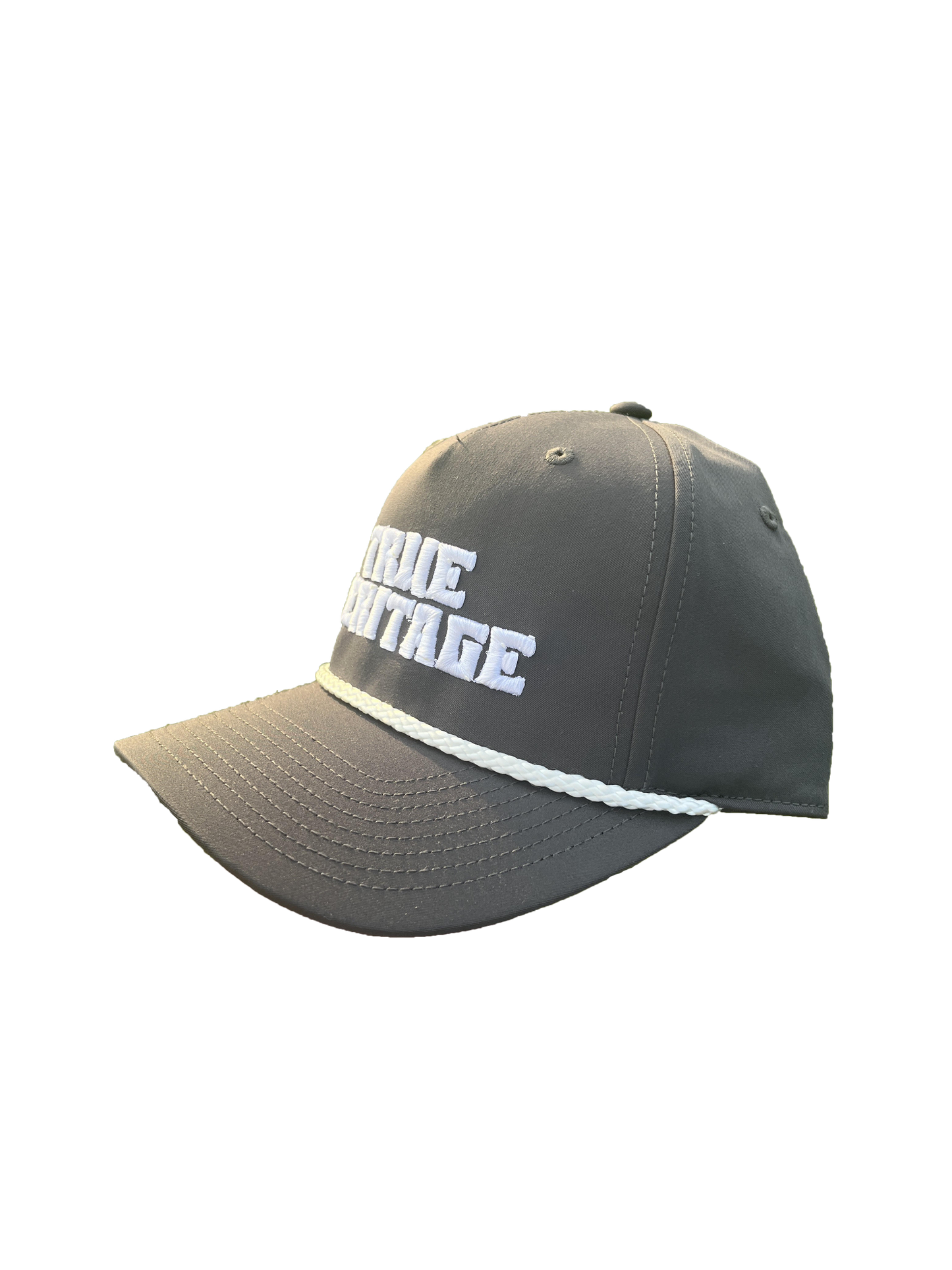 True Heritage 3D Puff Foam Richardson 258 Hat- Gray/White Rope