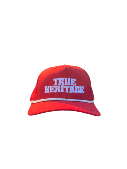 True Heritage 3D Puff Foam Richardson 258 Hat- White/Red